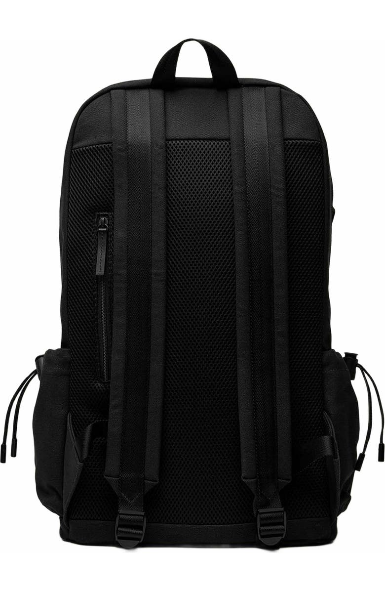 Want Les Essentiels Bishop Organic Cotton Canvas Backpack, Alternate, color, Black