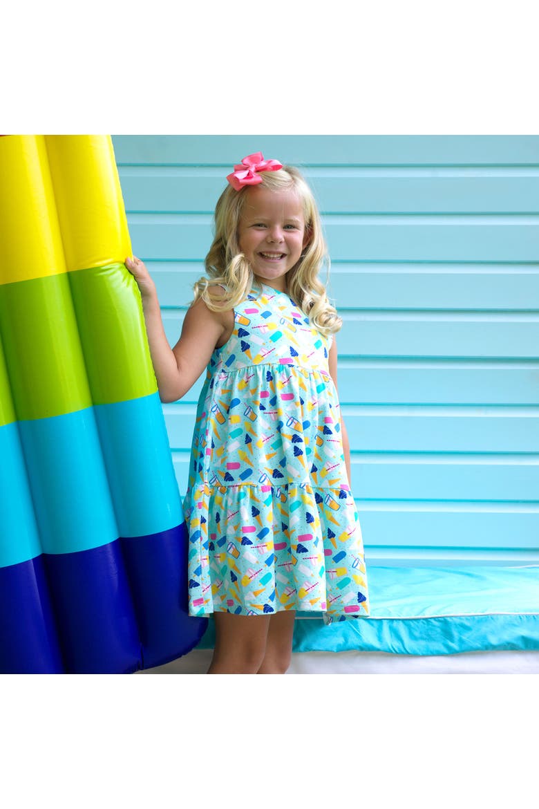 Ice Cream Jersey Dress, Alternate, color, Blue