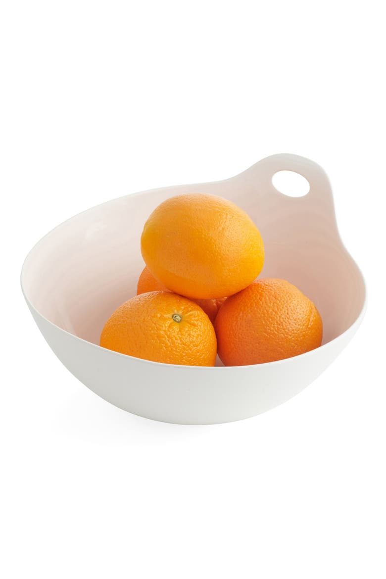 Portables Round Serving Bowl, Alternate, color, WHITE