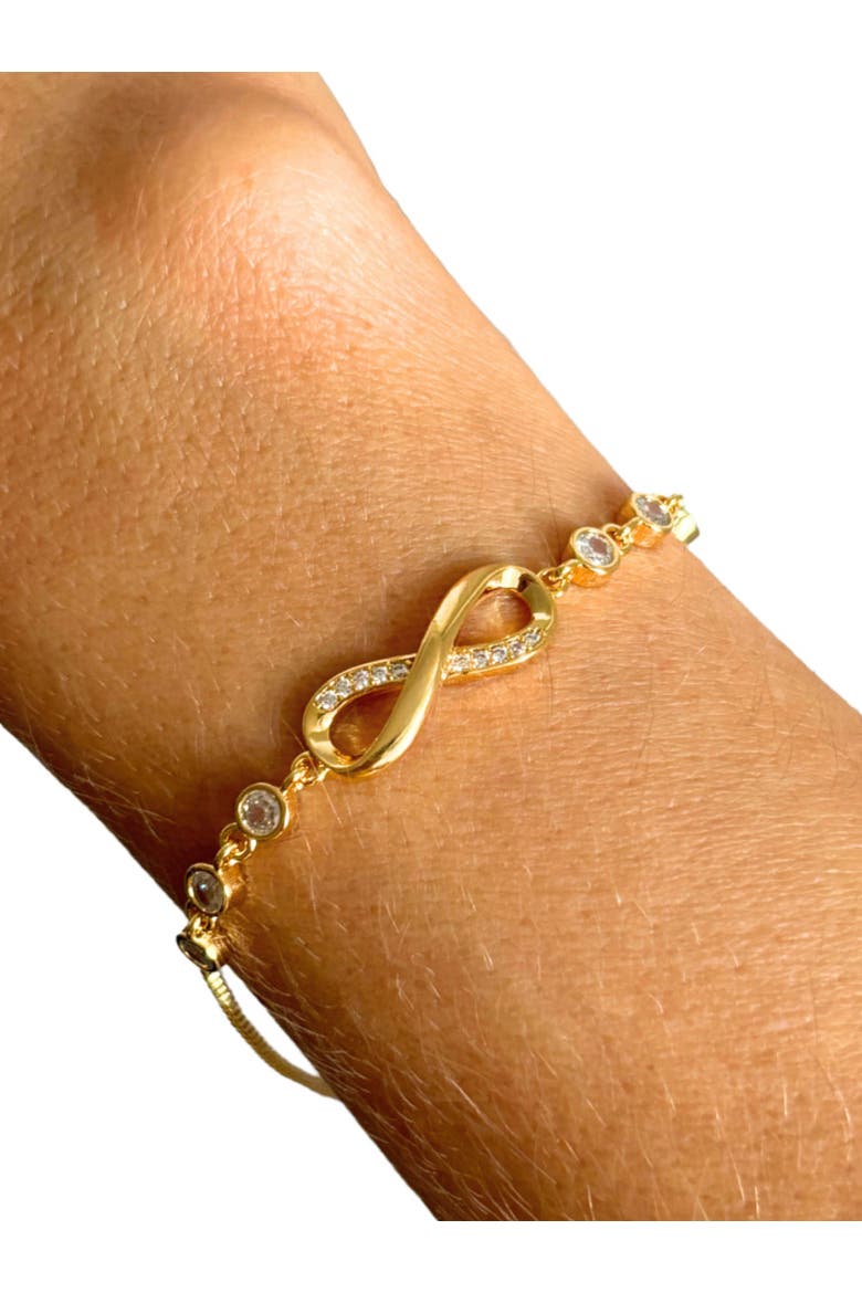 Infinity Bracelet, Alternate, color, Gold