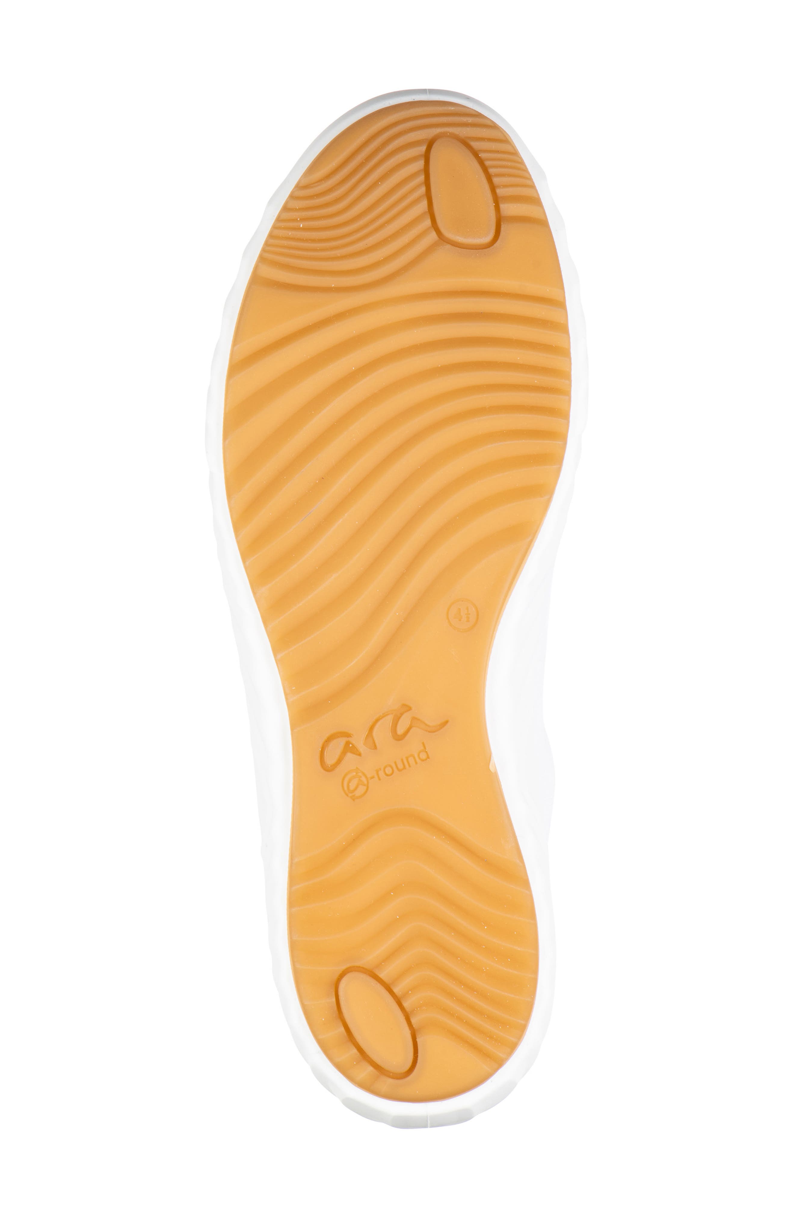 ara Alexandria Suede Sneaker, Alternate, color, White