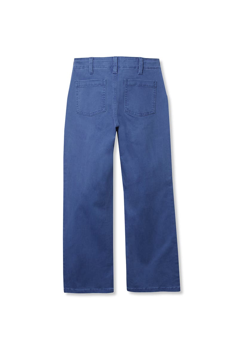 Girls Woven Pull On Utility Cargo Pants, Alternate, color, Gray Blue