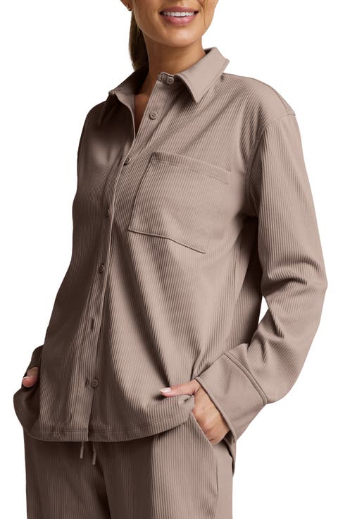 Breathe Easy Corduroy Button-Up Shirt