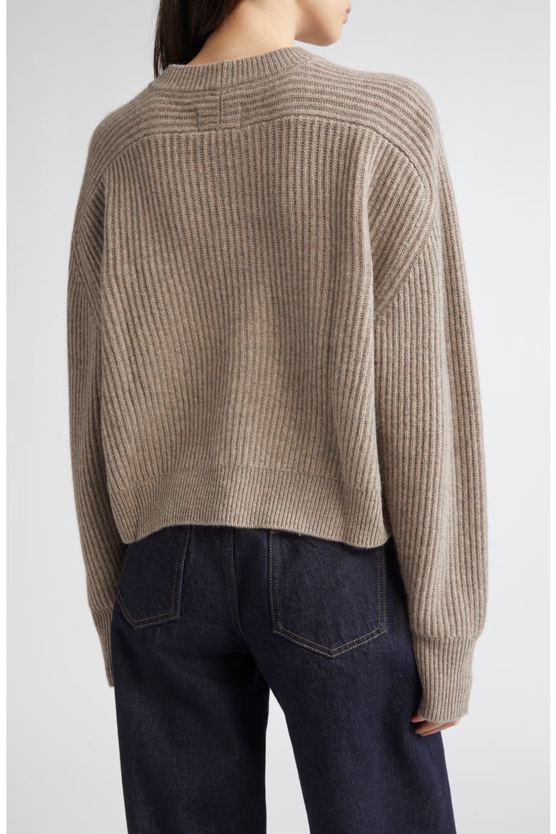 Berenice Oversize Cashmere Rib Sweater, Alternate, color, COAST BEIGE