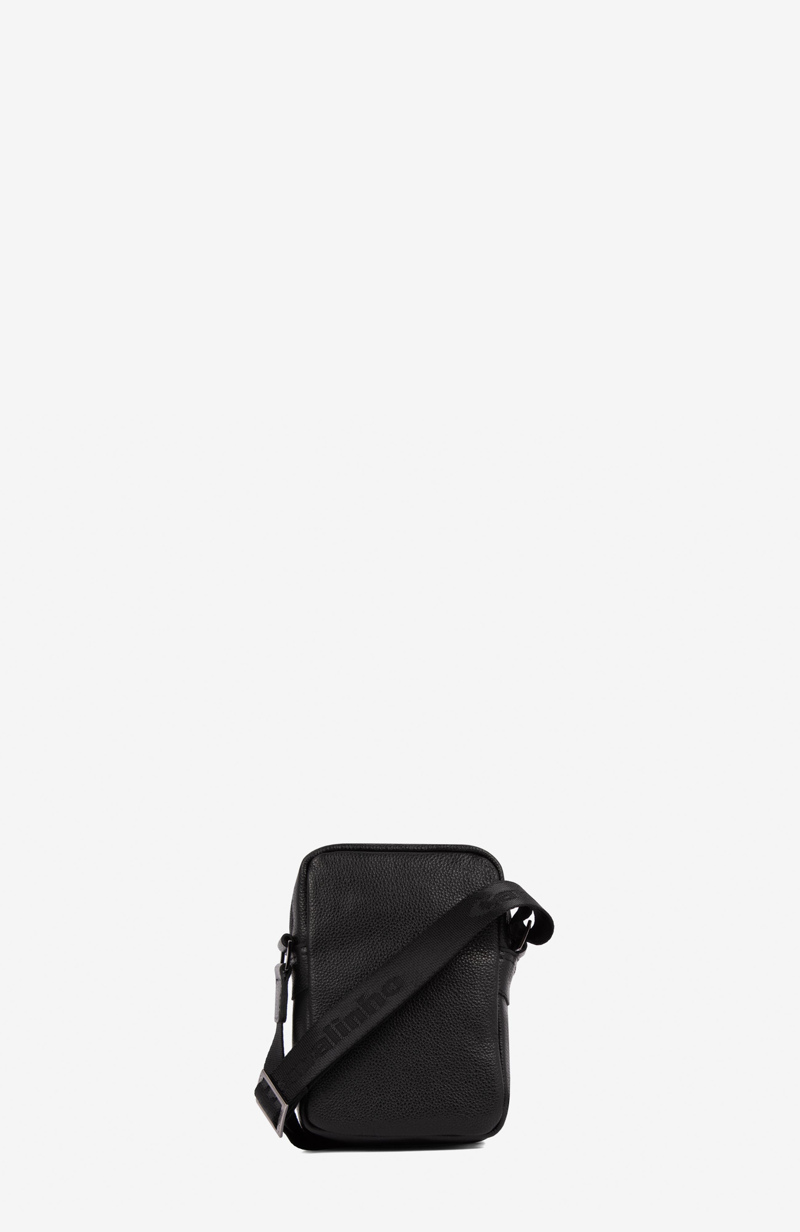 El Cavaleiro 488 Leather Traveler Crossbody Bag, Alternate, color, Black