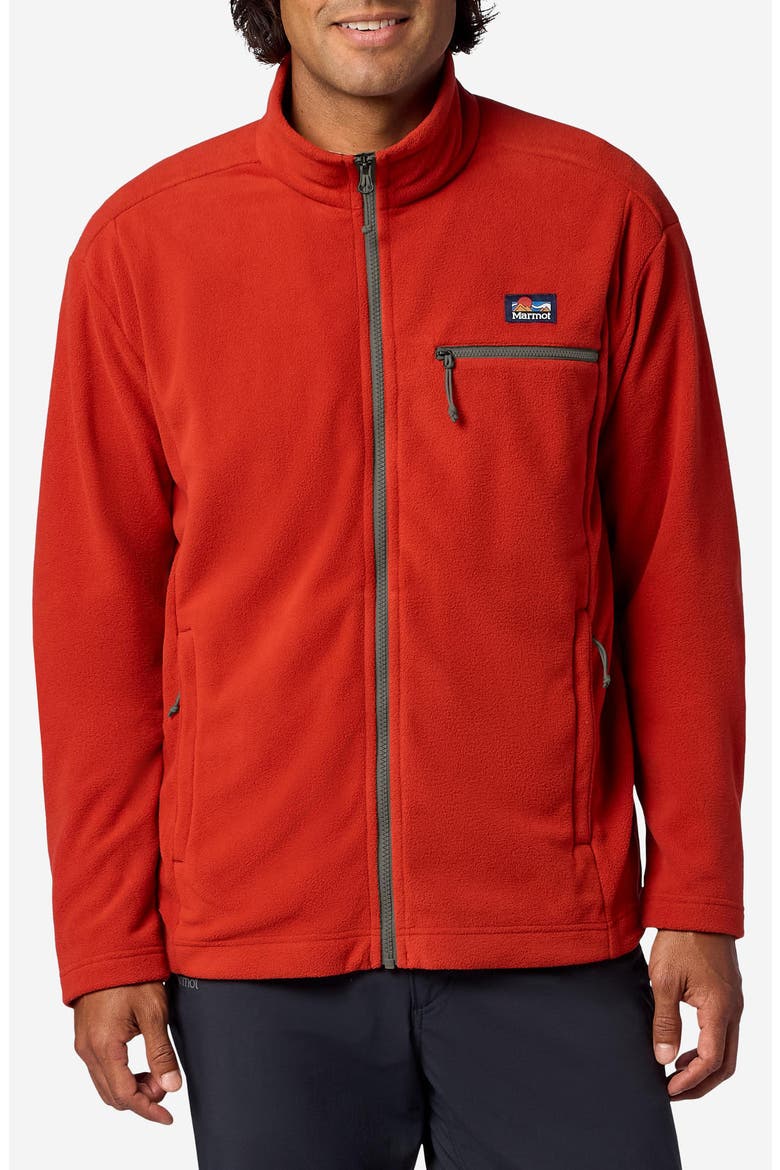 Upward Fleece Jacket, Main, color, SUMAC