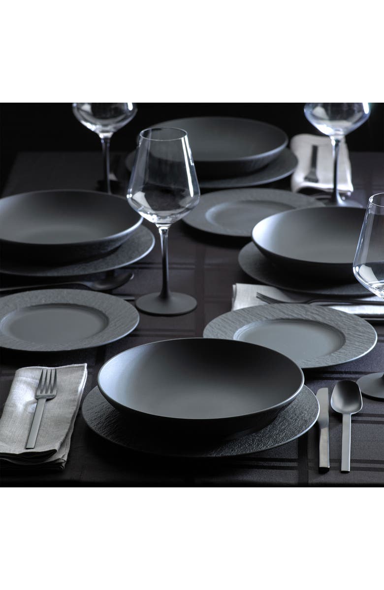 Villeroy & Boch Manufacture Rock 12 Piece Set, Alternate, color, Black