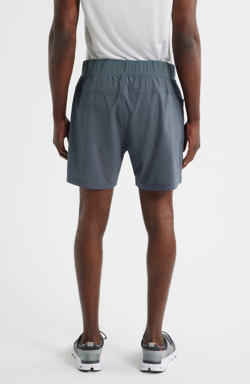 Free Fly Breeze Brief Lined Active Shorts In Gray