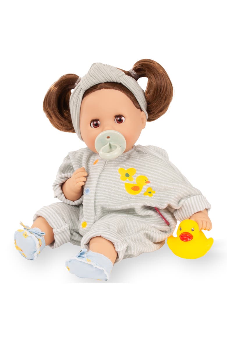 Cosy Aquini Little Duck, 13" Floating Bath Doll, Collectible Toy, Kids 3+, Main, color, Multicolored