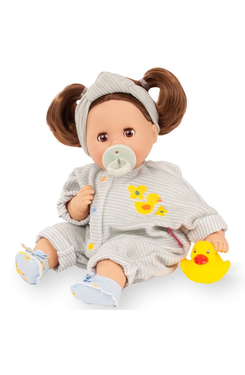 Gotz Cosy Aquini Little Duck, 13" Floating Bath Doll, Collectible Toy, Kids 3+, Main, color, Multicolored