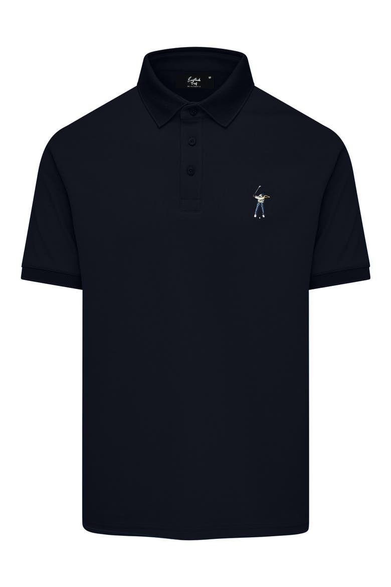 Core Cotton Blend Piqué Polo, Main, color, BLACK