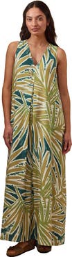 Celtic & Co. Sleeveless V-Neck Linen Maxi Dress