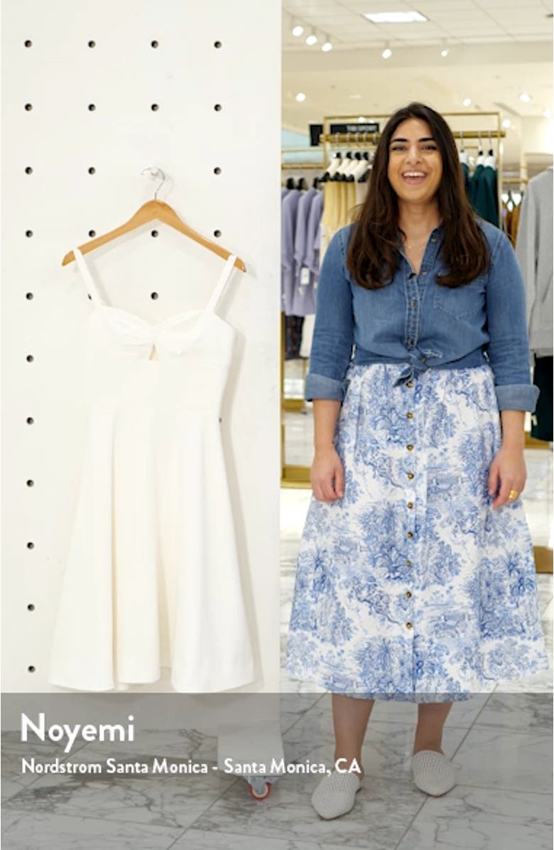 Bianca Sweetheart Midi Cocktail Dress, sales video thumbnail