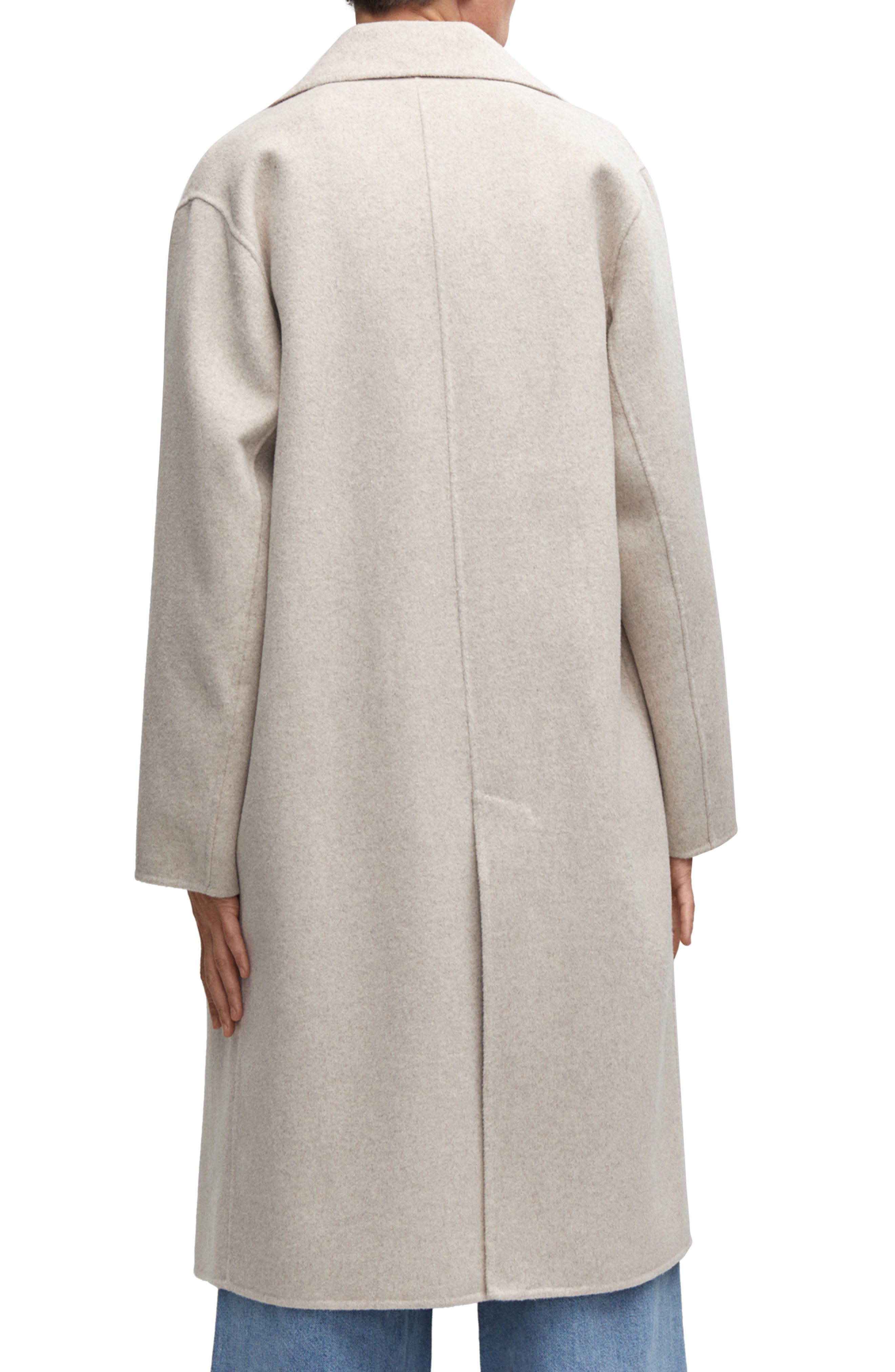 Double Breasted Wool Blend Coat - image 2