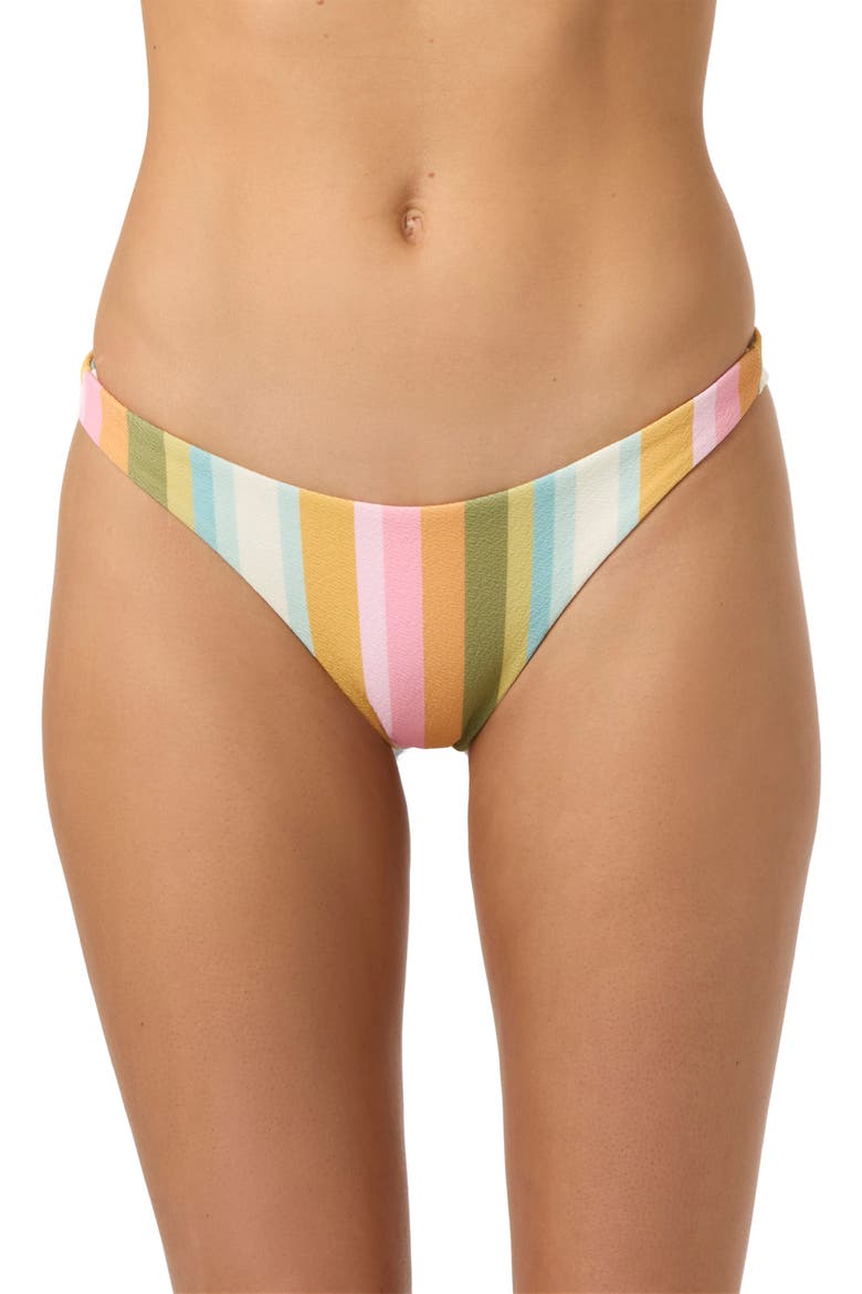 Low Tide Hermosa Bikini Bottoms, Main, color, PINK MULTI COLORED