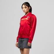 Mitchell & Ness Women's Mitchell & Ness Red Kansas City Chiefs Full-Snap Satin Jacket