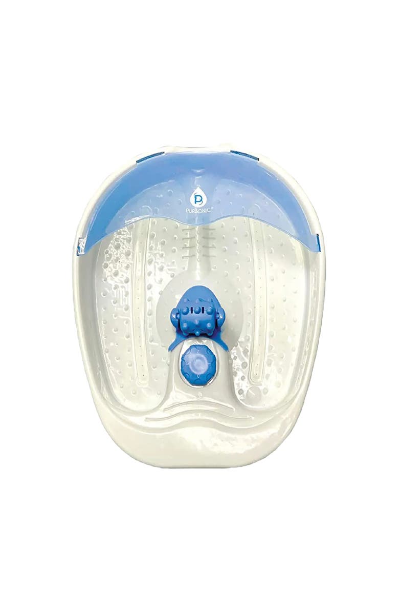 PURSONIC Foot Spa Massager with Tea Tree Oil Foot Salt Scrub, Main, color, Blue