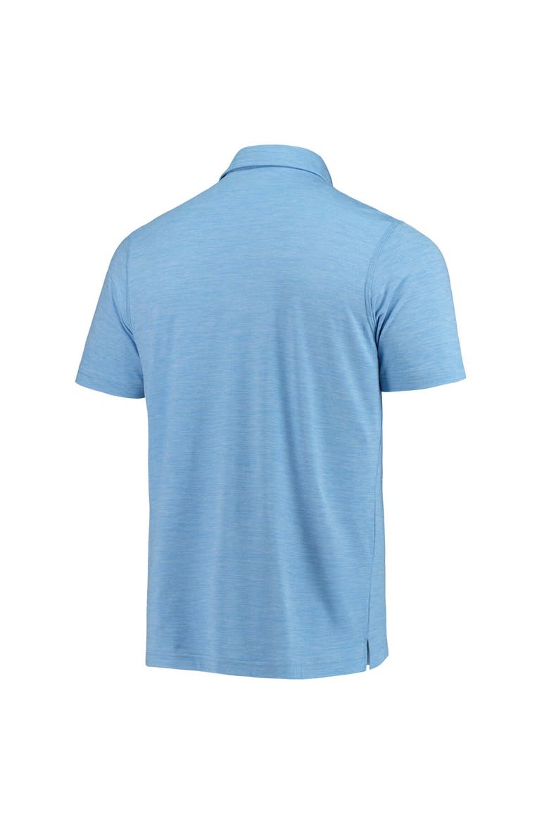 Men's Columbia Carolina Blue North Carolina Tar Heels Tech Trail Omni-Shade Polo, Alternate, color, Light Blue