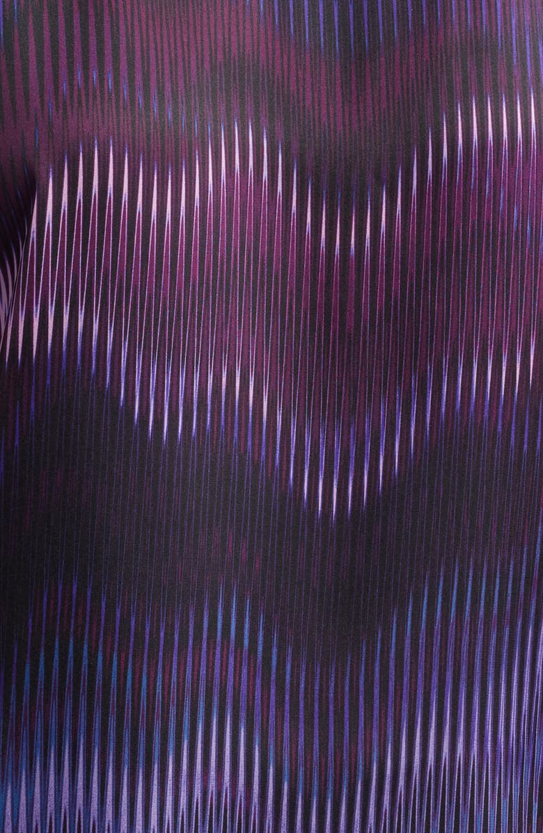 Anne Klein Abstract Print Short Sleeve Top, Alternate, color,