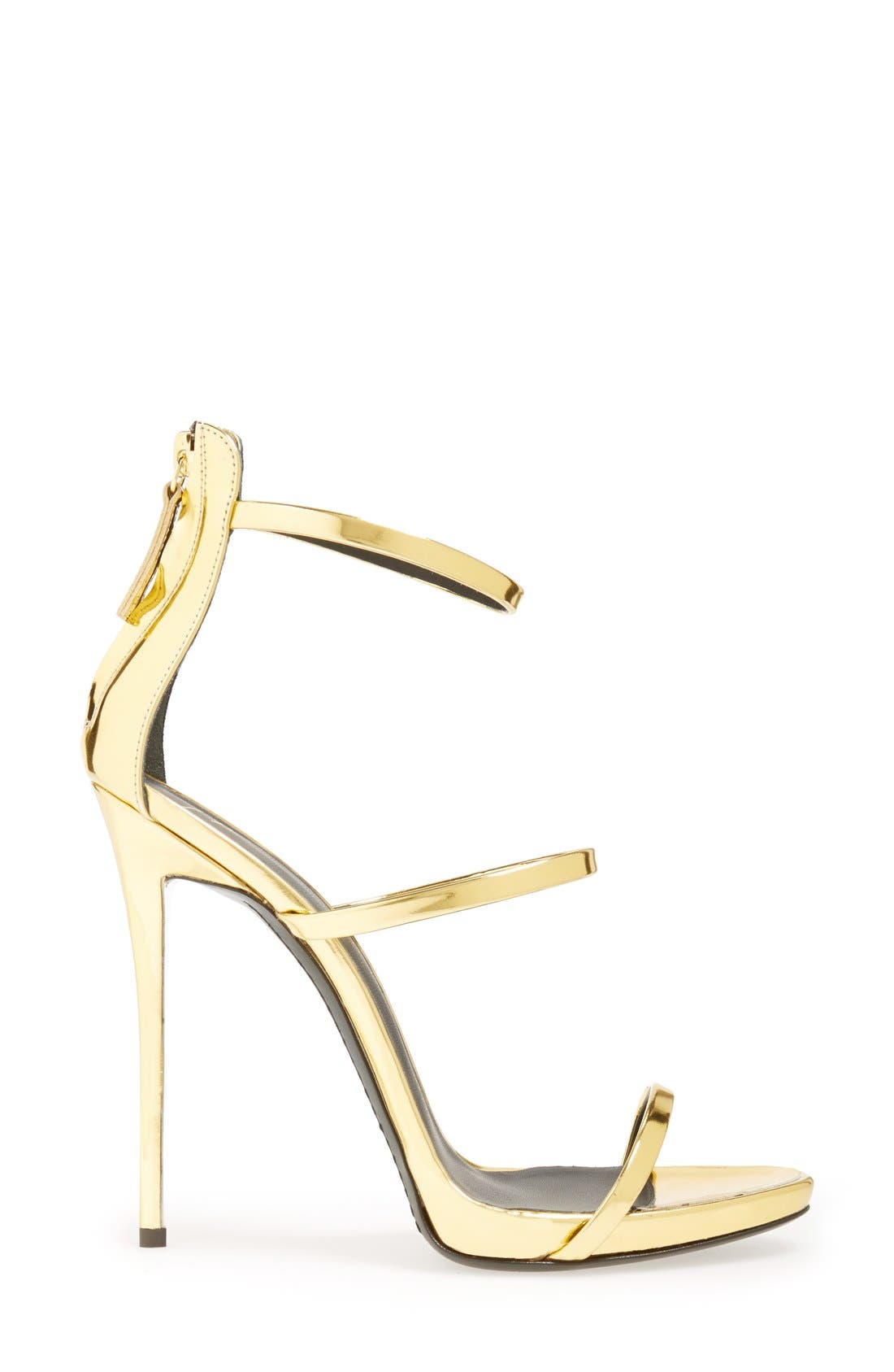 'Coline' Pointy Toe Sandal, Alternate, color, GOLD