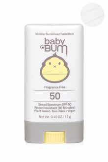 Sun Bum Baby Bum SPF 50 Fragrance-Free Mineral Sunscreen - 0.45 oz.