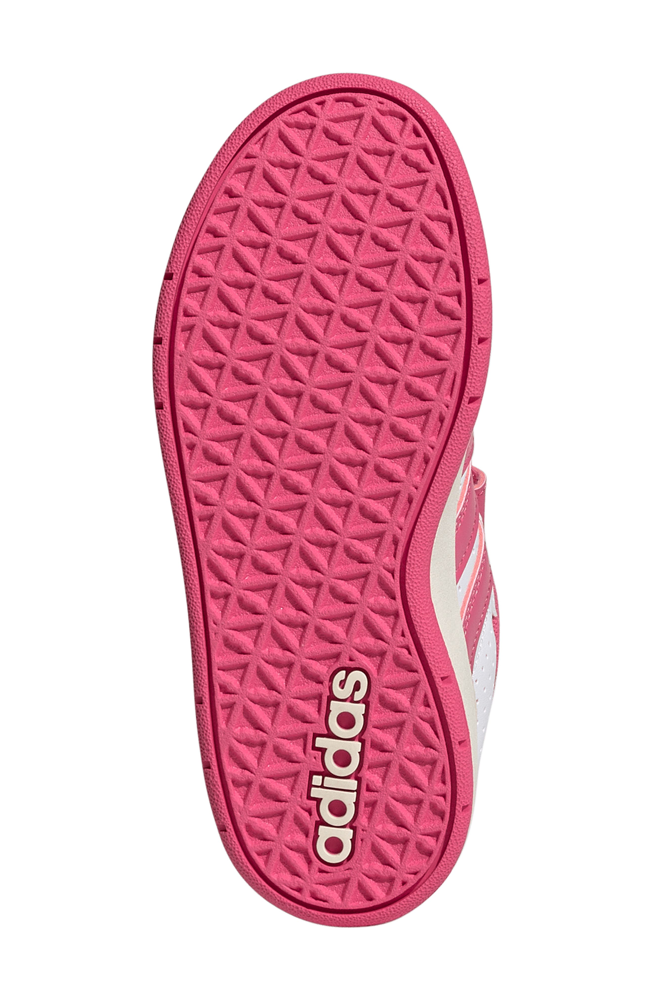 adidas Kids' Breakbase Sneaker, Alternate, color, White/ Pink Fusion/ Quartz