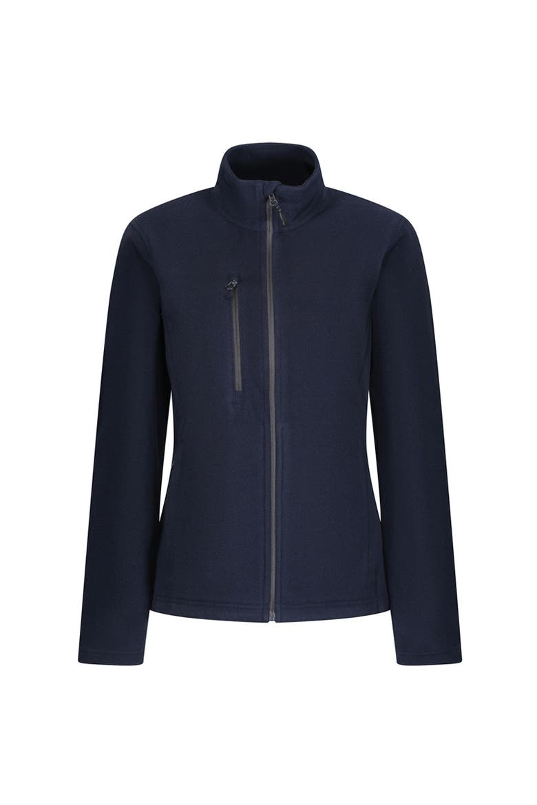 Honestly Made Fleece Jacket, Main, color, Navy