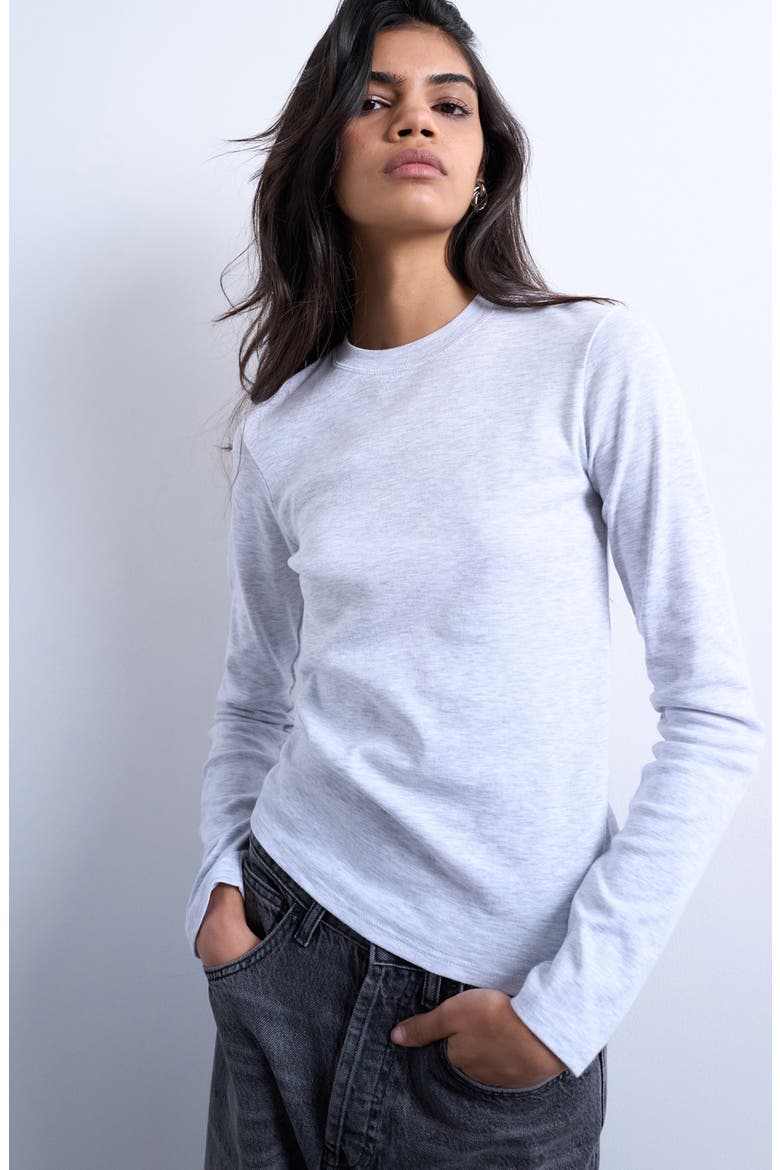 Everyday Long Sleeve T-Shirt, Main, color, GREY