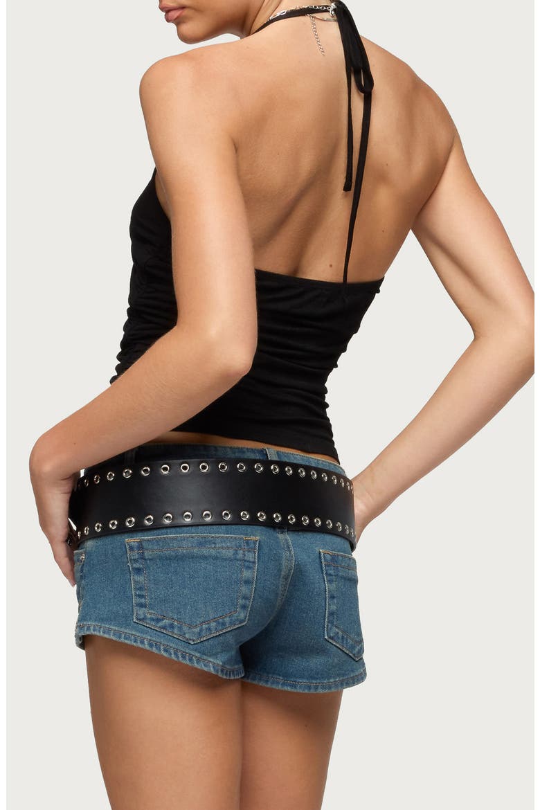 Beaded Sequin Butterfly Camisole, Alternate, color, BLACK