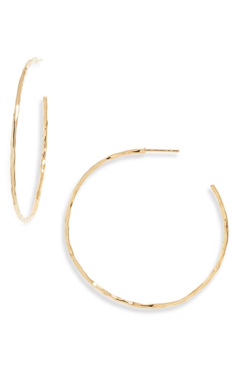 Textured Hoop Earrings