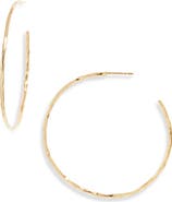 ki-ele Textured Hoop Earrings