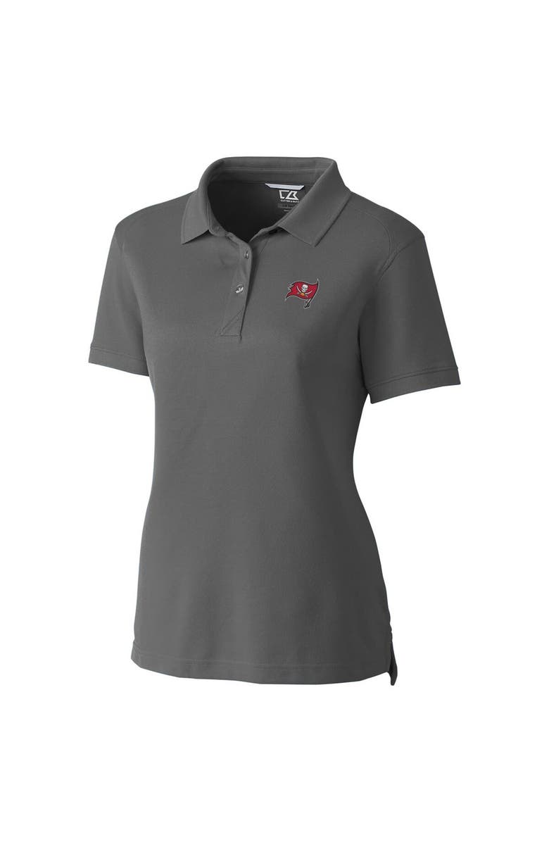 Cutter & Buck Women's Cutter & Buck Gray Tampa Bay Buccaneers Advantage Polo, Main, color, 