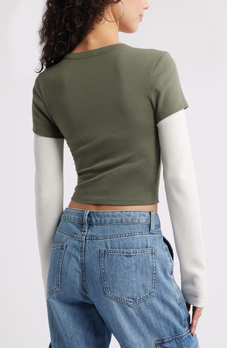 BP. Layered Look Long Sleeve T-Shirt, Alternate, color, 