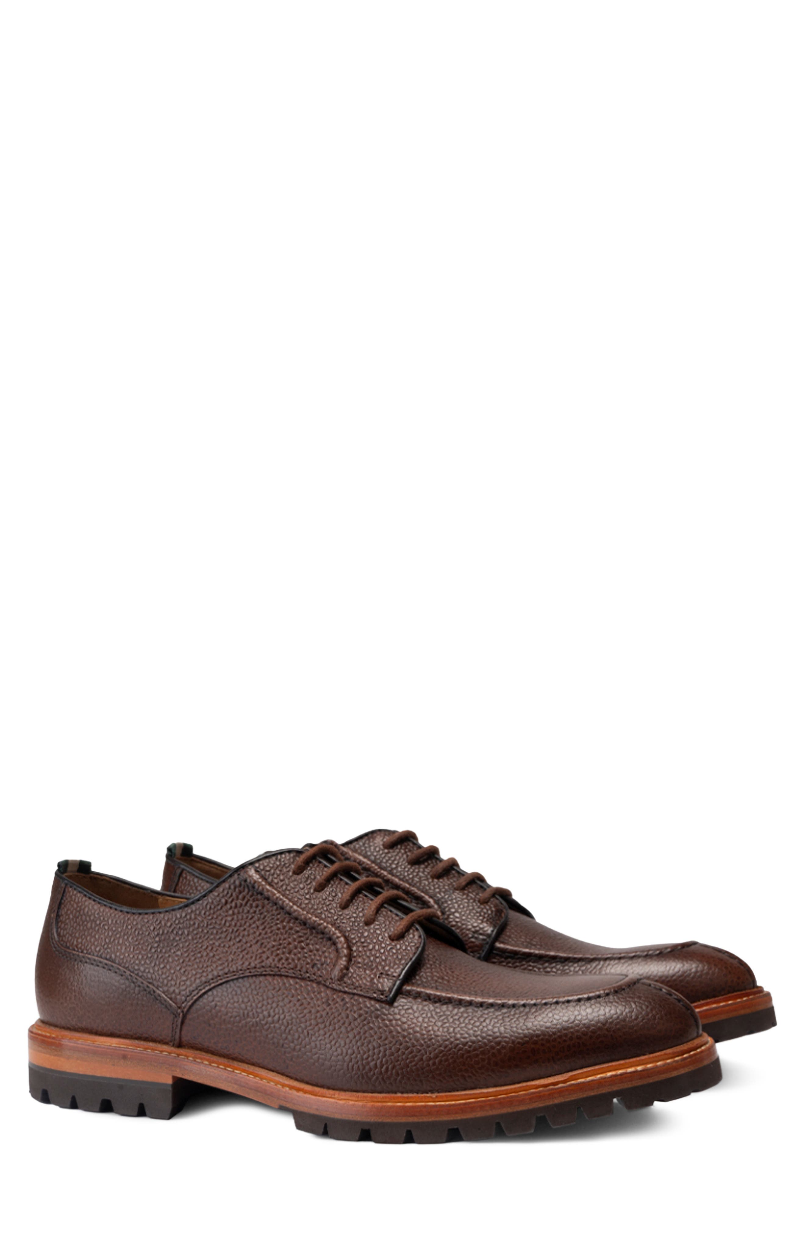 Whitford Moc Toe Derby, Main, color, BROWN