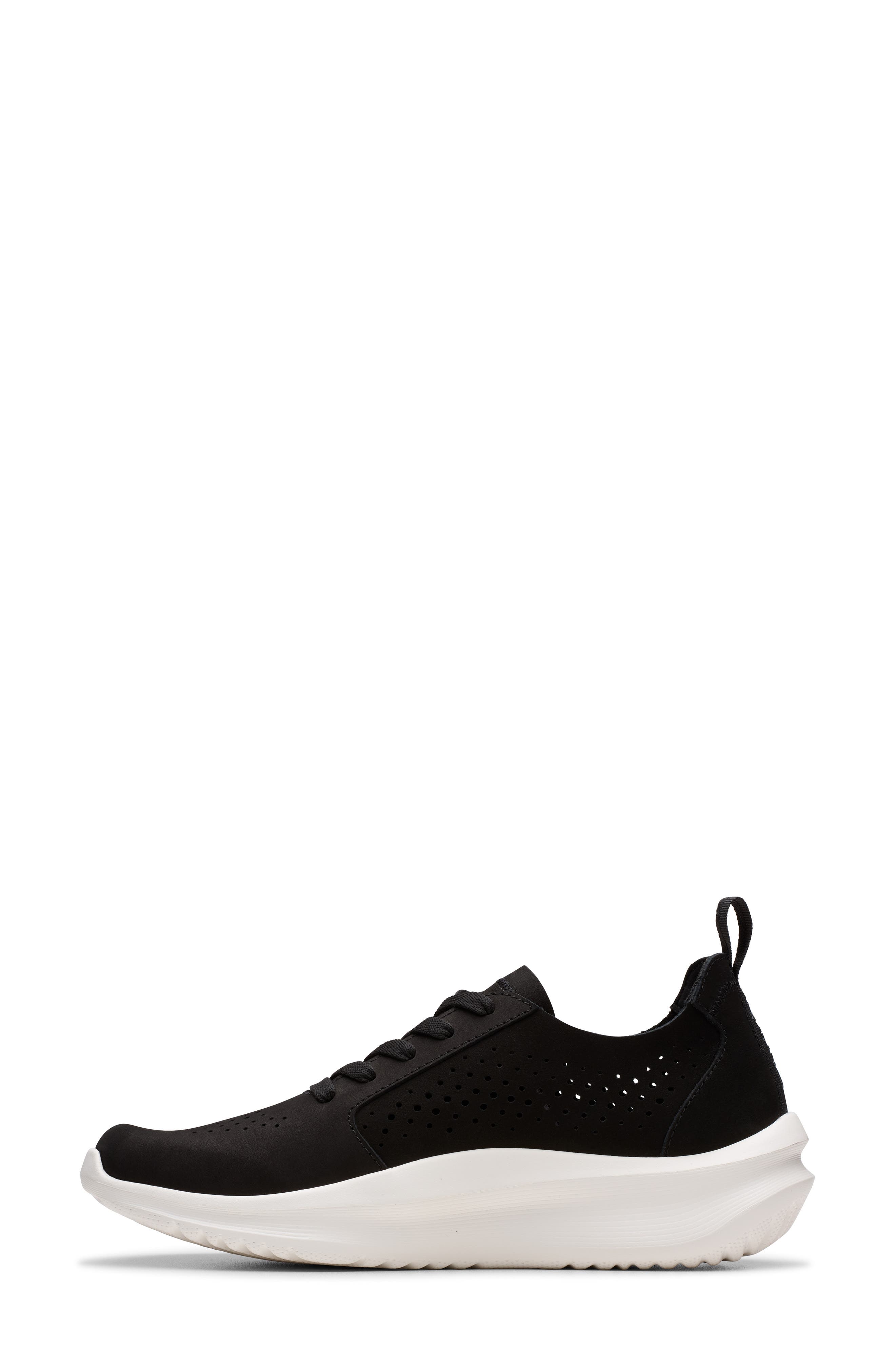 Clarks<sup>®</sup> Solevana Style Walking Shoe - Wide Width Available, Alternate, color, Black