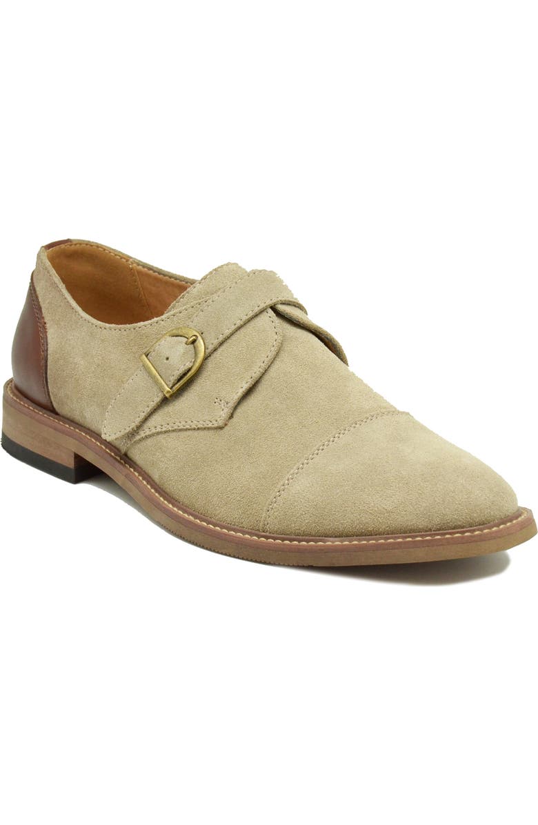 La Milano Lucian Monk Shoe, Main, color, Taupe