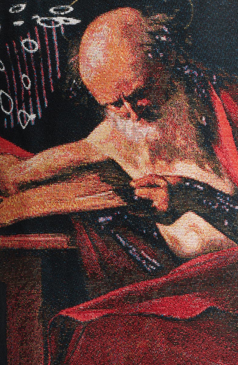 VERYRARE Saint Jerome Writing Hoodie, Alternate, color, Black