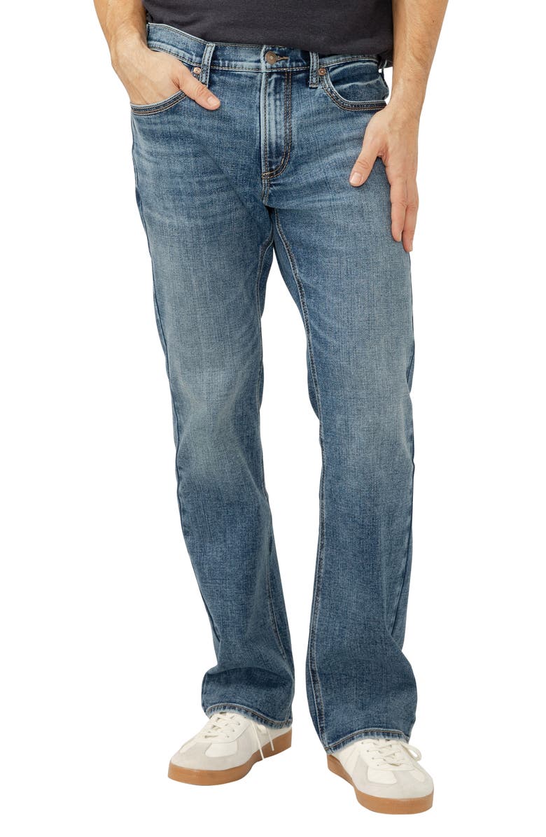 Silver Jeans Co. Jace Slim Bootcut Jeans, Main, color, Zion