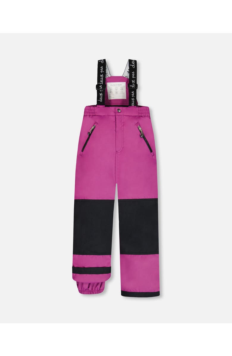 Deux par Deux Girl's Two Piece Snowsuit Printed Aurora Borealis And Purple, Alternate, color,