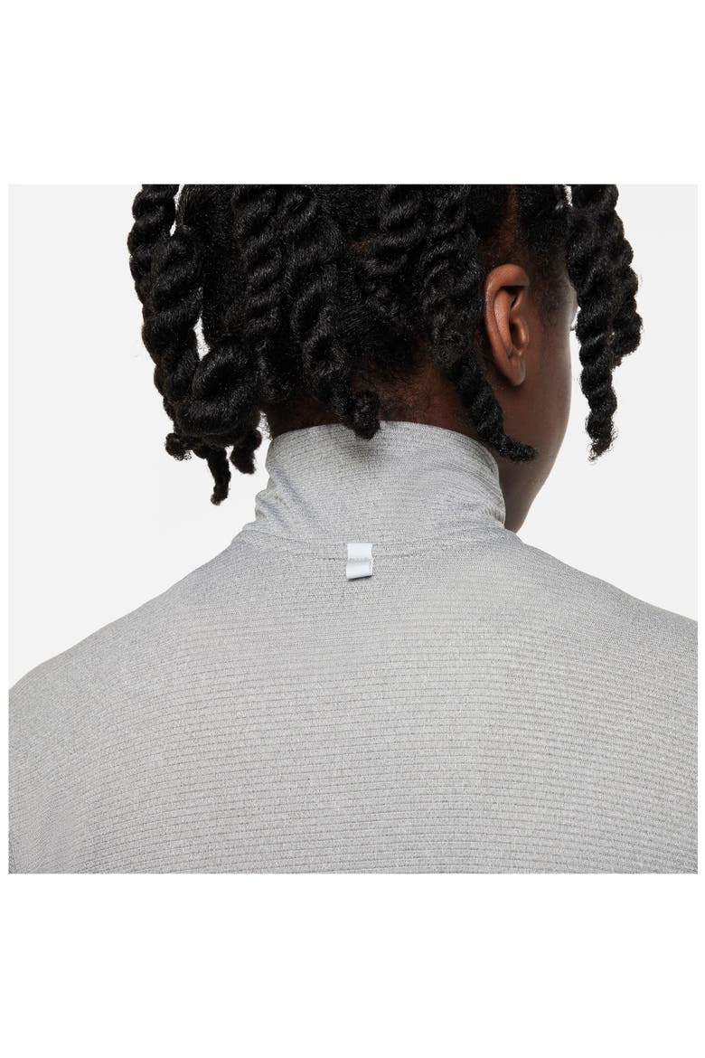 Kids' Dri-FIT Pullover, Alternate, color, HEATHER/ SILVER