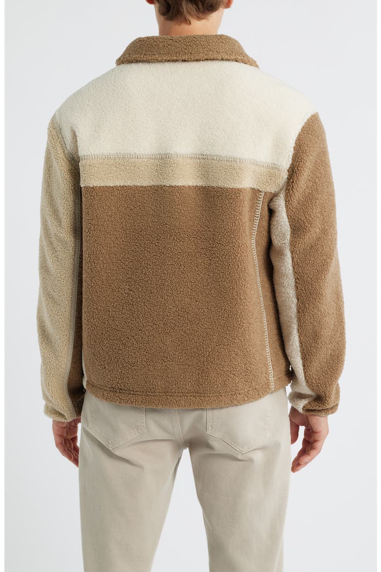 Lachlan UGGfluff Shirt Jacket, Alternate, color, SAND MULTI