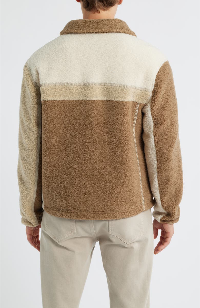 UGG<sup>®</sup> Lachlan UGGfluff Shirt Jacket, Alternate, color, Sand Multi