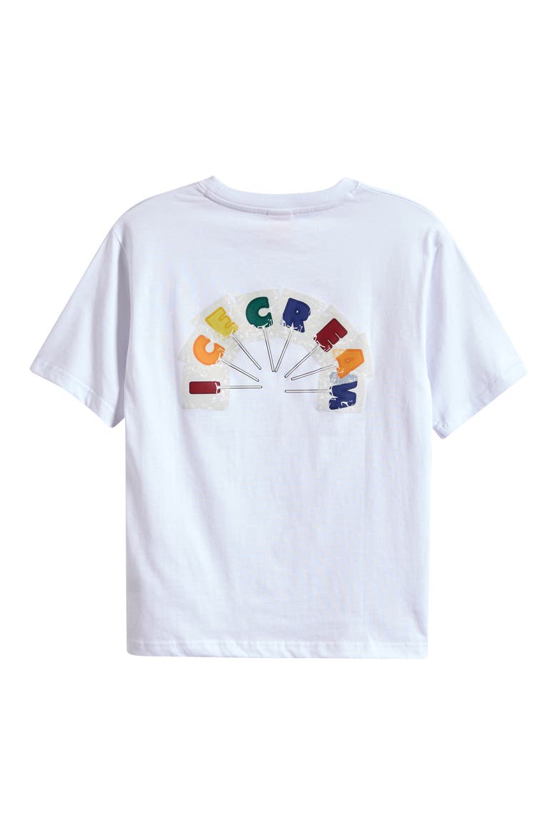 Kids' Lolli Cotton Graphic T-Shirt, Alternate, color, WHITE