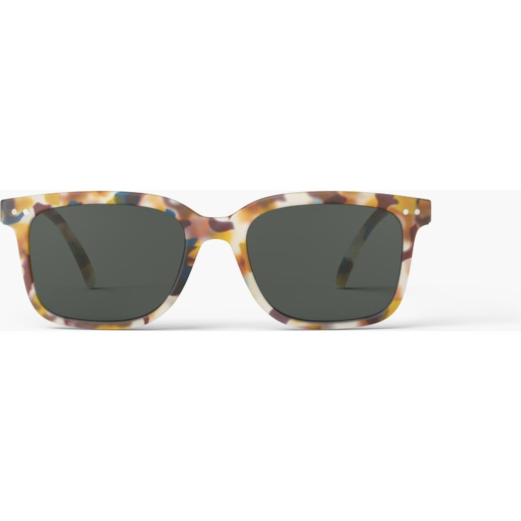 Izipizi #l 54mm Rectangular Sunglasses In Black