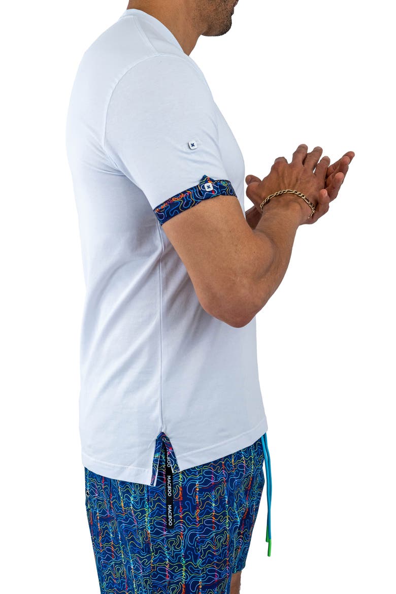 Vivaldi V-Neck T-Shirt, Alternate, color, WHITE
