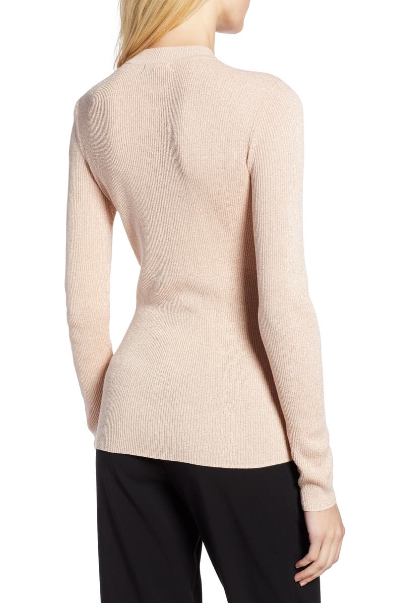 Halogen<sup>®</sup> x Atlantic-Pacific Ribbed Shimmer Top, Alternate, color, 