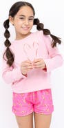 Preppy Goose Plush Candy Cane loungewear Shorts