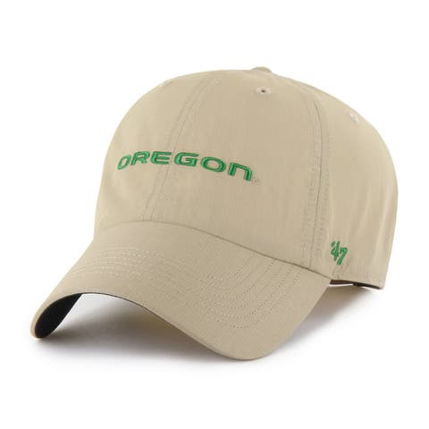 Men's '47 Khaki Oregon Ducks Clean Up brrr° Adjustable Hat