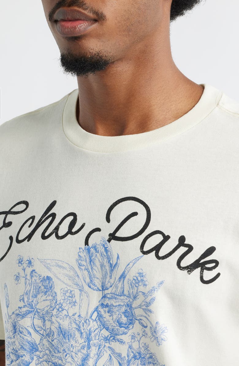 The Forecast Agency Echo Park Graphic T-Shirt, Alternate, color, Marshmallow