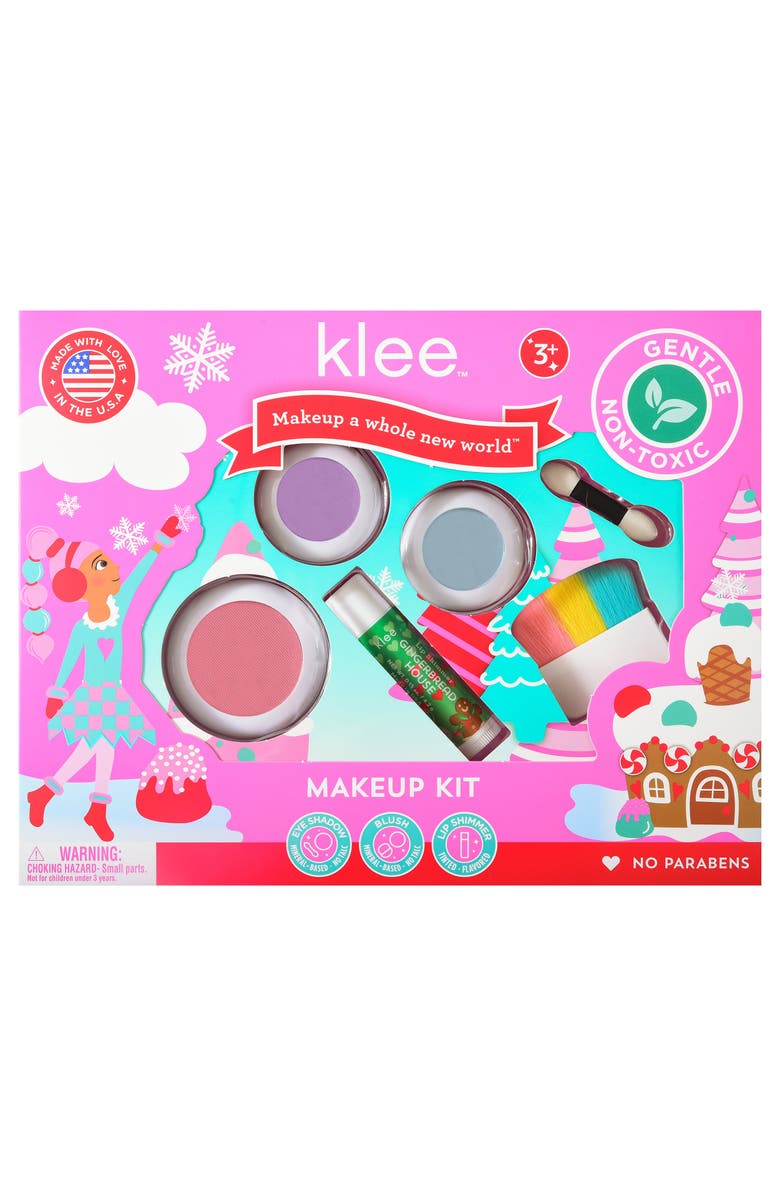 Klee Naturals Snazzy Santa - Kids' Holiday Mineral Makeup Set, Alternate, color, Multi